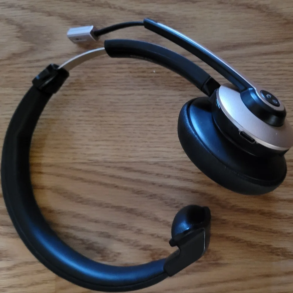 Earbay Wireless Headset with Microphone - Black